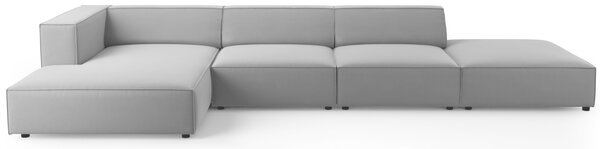 -25 % Dny MOMENTI– Cosmopolitan Design Sametová rohová pohovka Arendal 341 cm, levá