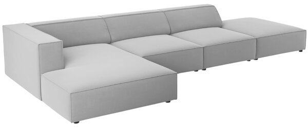 -25 % Dny MOMENTI– Cosmopolitan Design Sametová rohová pohovka Arendal 341 cm, levá