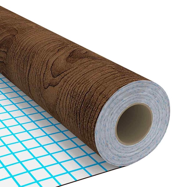 Samolepící tapety na dveře 2 ks tmavý dub 210 x 90 cm PVC 146112