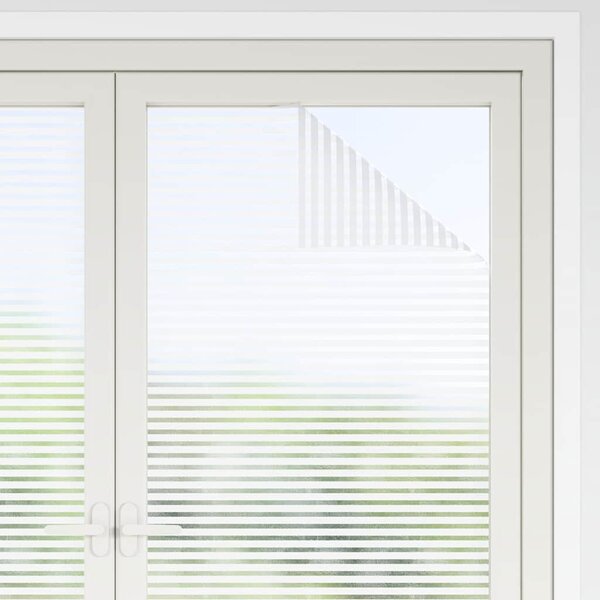 Okenní fólie matná pruhovaný design 0,9x50 m PVC 146108