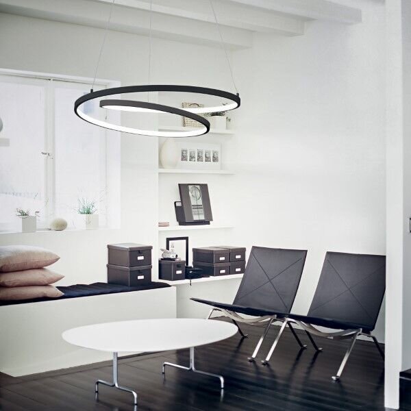 Ideal Lux 304557 OZ závěsné svítidlo LED D600mm 48W 5300/1970lm 3000K černá, DALI