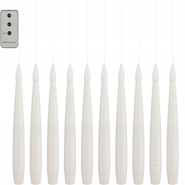 SVĚTELNÝ ŘETĚZ SVÍČKY 10 LED TEPLÁ BÍLÁ LUCA - ZÁVĚSNÉ LAMPY