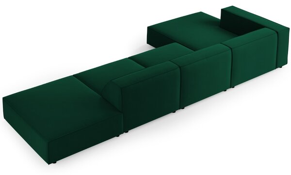 -25 % Dny MOMENTI– Cosmopolitan Design Sametová rohová pohovka Arendal 341 cm, levá