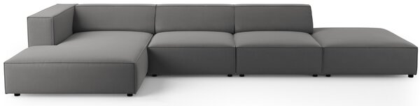 -25 % Dny MOMENTI– Cosmopolitan Design Sametová rohová pohovka Arendal 341 cm, levá
