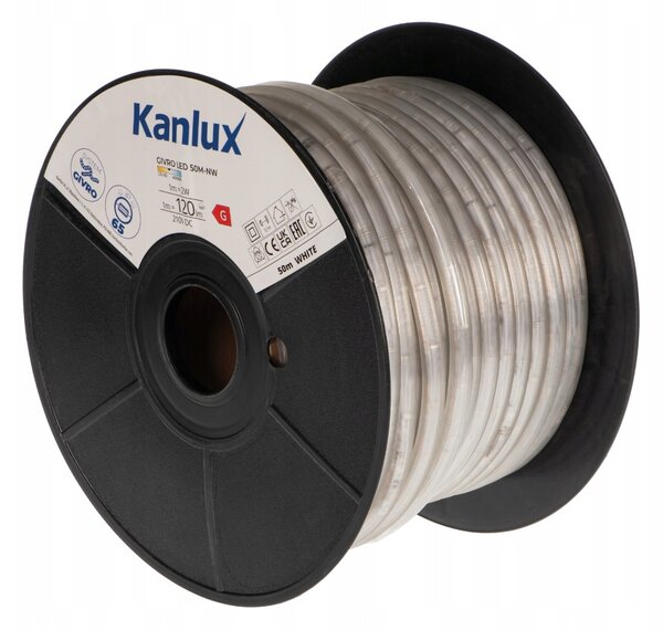 Světelný had Kanlux 50 m neutrální bílá IP65
