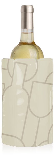 Vacu Vin Chladicí obal na víno Vacu Vin, vzor, pískový