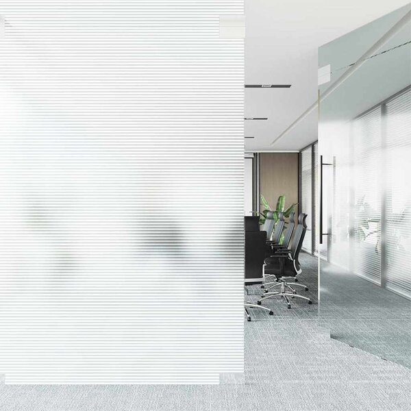 Okenní fólie matná pruhovaný design 0,9x50 m PVC 146108