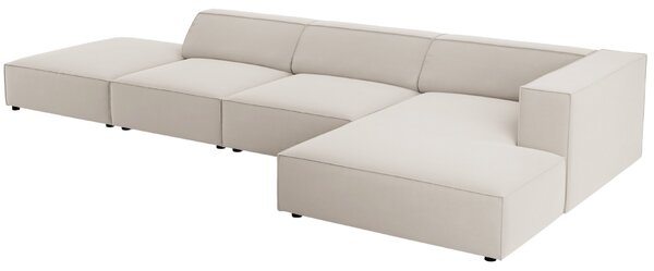 -25 % Dny MOMENTI– Cosmopolitan Design Sametová rohová pohovka Arendal 341 cm, pravá