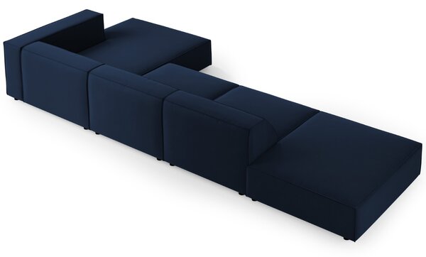 -25 % Dny MOMENTI– Cosmopolitan Design Sametová rohová pohovka Arendal 341 cm, pravá