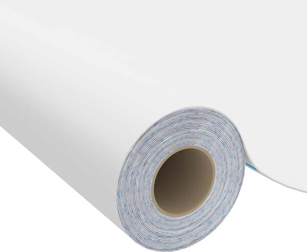 Samolepící tapeta na nábytek bílá 500 x 90 cm PVC 146122