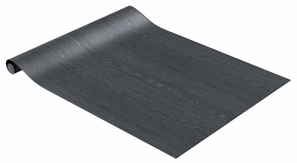 Samolepicí tapeta na nábytek tmavé dřevo 500 x 90 cm PVC 146115