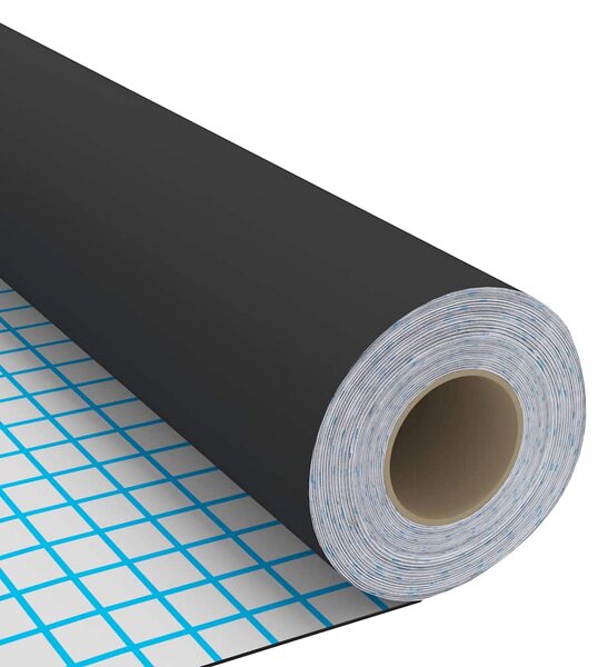 Samolepící tapeta na nábytek černá 500 x 90 cm PVC 146123