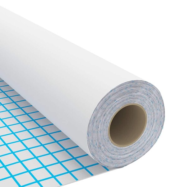 Samolepící tapeta na nábytek bílá 500 x 90 cm PVC 146122