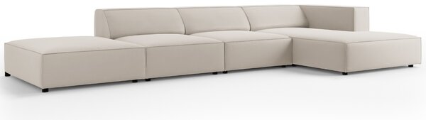 -25 % Dny MOMENTI– Cosmopolitan Design Sametová rohová pohovka Arendal 341 cm, pravá