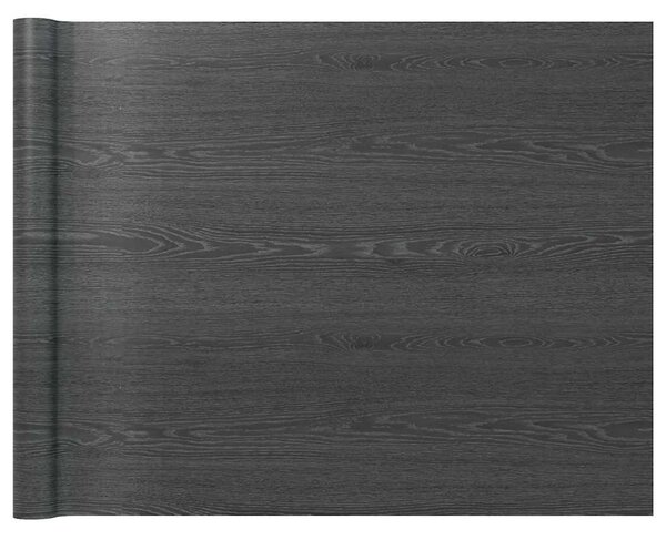 Samolepicí tapeta na nábytek tmavé dřevo 500 x 90 cm PVC 146115