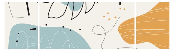 Obraz - Ilustrace listu (170x50 cm)