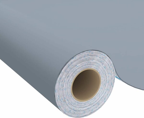 Samolepící tapeta na nábytek šedá 500 x 90 cm PVC 146125
