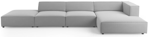 -25 % Dny MOMENTI– Cosmopolitan Design Sametová rohová pohovka Arendal 341 cm, pravá