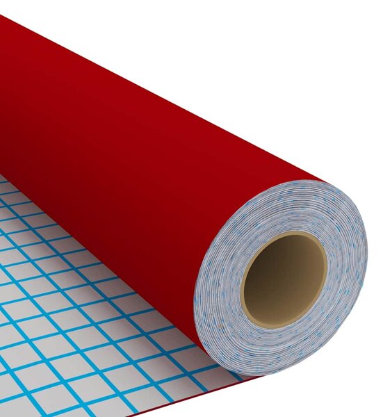 Samolepící tapeta na nábytek červená 500 x 90 cm PVC 146124
