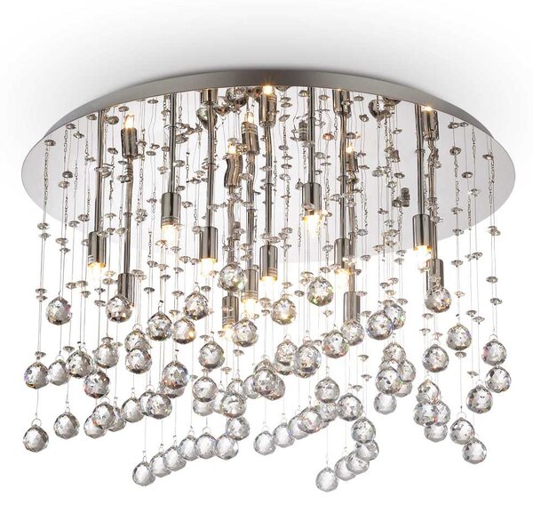 Ideal Lux Stropní svítidlo MOONLIGHT PL12 CROMO
