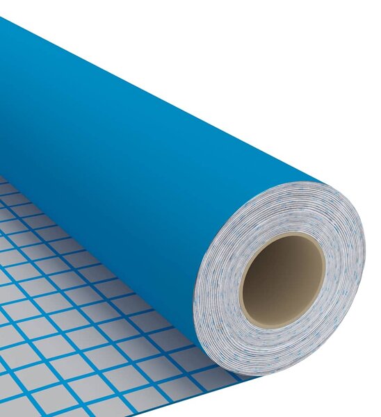 Samolepící tapeta na nábytek azurová 500 x 90 cm PVC 146126