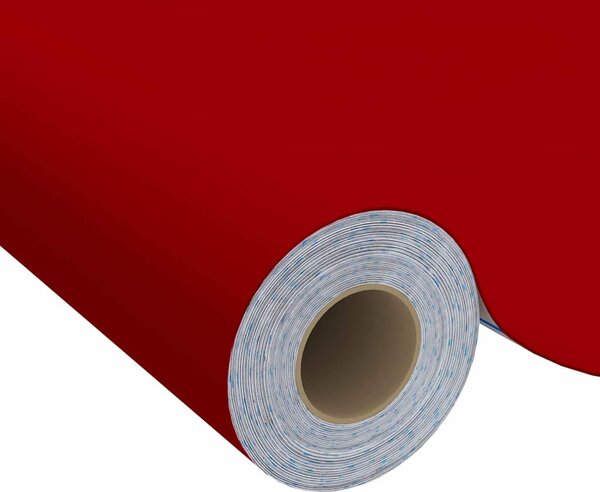 Samolepící tapeta na nábytek červená 500 x 90 cm PVC 146124