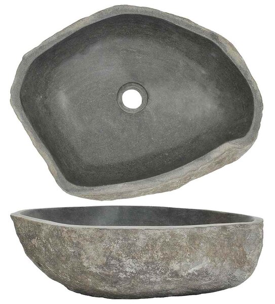 Umyvadlo říční kámen oválné (45–53) x (34–41) cm 146214