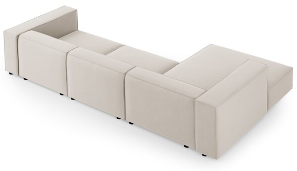 -25 % Dny MOMENTI– Cosmopolitan Design Sametová rohová pohovka Arendal 284 cm, levá