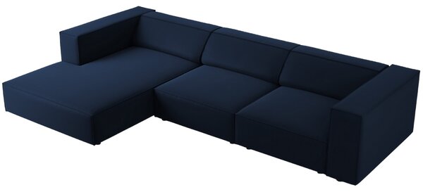 -25 % Dny MOMENTI– Cosmopolitan Design Sametová rohová pohovka Arendal 284 cm, levá
