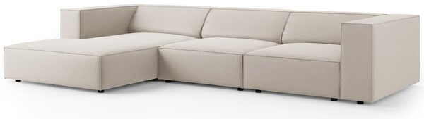 -25 % Dny MOMENTI– Cosmopolitan Design Sametová rohová pohovka Arendal 284 cm, levá