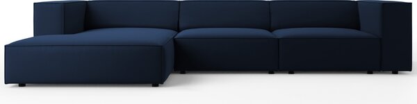 -25 % Dny MOMENTI– Cosmopolitan Design Sametová rohová pohovka Arendal 284 cm, levá