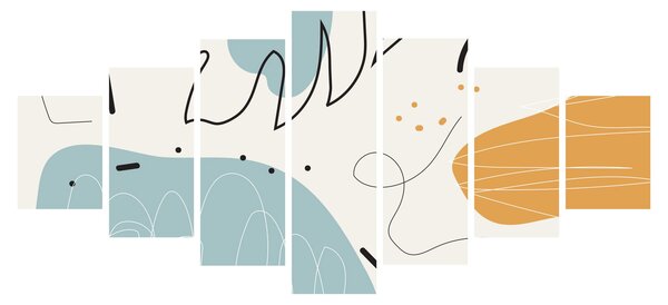 Obraz - Ilustrace listu (210x100 cm)