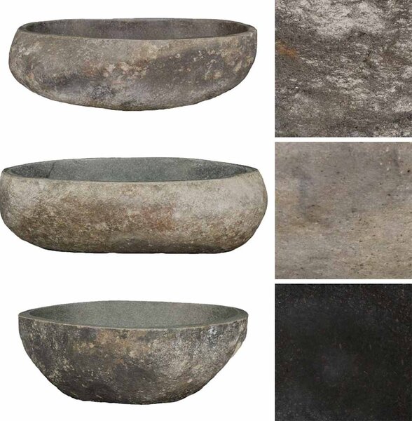Umyvadlo říční kámen oválné (45–53) x (34–41) cm 146214