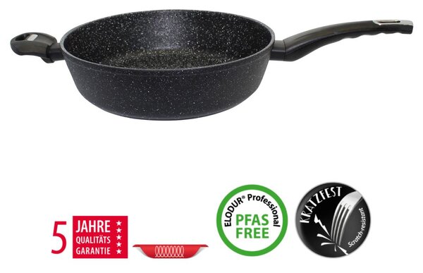 Granit Evolution Hluboká pánev s pomocnou rukojetí Ø 28 cm ELO 60428