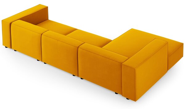 -25 % Dny MOMENTI– Cosmopolitan Design Sametová rohová pohovka Arendal 284 cm, levá