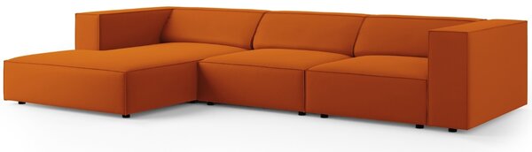 -25 % Dny MOMENTI– Cosmopolitan Design Sametová rohová pohovka Arendal 284 cm, levá