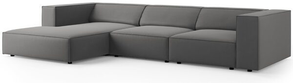 -25 % Dny MOMENTI– Cosmopolitan Design Sametová rohová pohovka Arendal 284 cm, levá