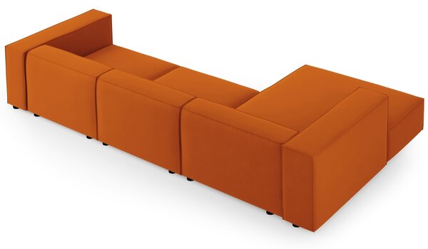 -25 % Dny MOMENTI– Cosmopolitan Design Sametová rohová pohovka Arendal 284 cm, levá