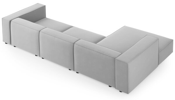 -25 % Dny MOMENTI– Cosmopolitan Design Sametová rohová pohovka Arendal 284 cm, levá