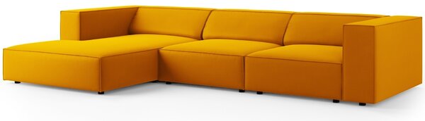 -25 % Dny MOMENTI– Cosmopolitan Design Sametová rohová pohovka Arendal 284 cm, levá