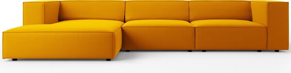 -25 % Dny MOMENTI– Cosmopolitan Design Sametová rohová pohovka Arendal 284 cm, levá