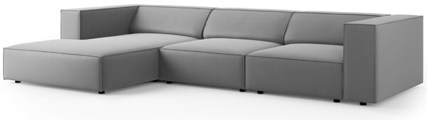 -25 % Dny MOMENTI– Cosmopolitan Design Sametová rohová pohovka Arendal 284 cm, levá