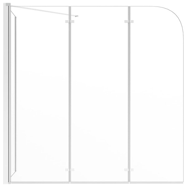 Sprchový kout 120 x 69 x 130 cm tvrzené sklo průhledný 146227
