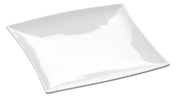Bílý porcelánový talíř Maxwell & Williams East Meets West, 23 x 23 cm
