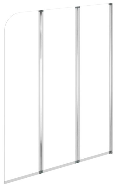 Sprchové kouty 2 ks 104 x 130 cm tvrzené sklo průhledné 146228