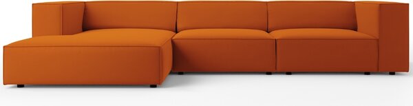 -25 % Dny MOMENTI– Cosmopolitan Design Sametová rohová pohovka Arendal 284 cm, levá
