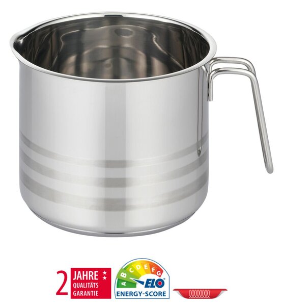 Brillant Hrnec na mléko Ø 14 cm, 1,6 l, nerezový ELO BASIC 22414