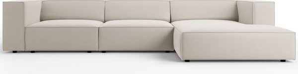 -25 % Dny MOMENTI– Cosmopolitan Design Sametová rohová pohovka Arendal 284 cm, pravá