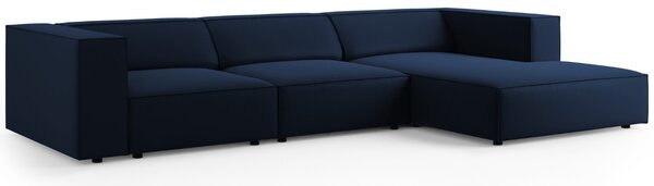 -25 % Dny MOMENTI– Cosmopolitan Design Sametová rohová pohovka Arendal 284 cm, pravá