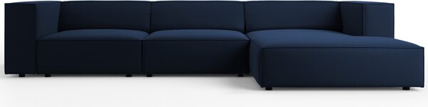 -25 % Dny MOMENTI– Cosmopolitan Design Sametová rohová pohovka Arendal 284 cm, pravá